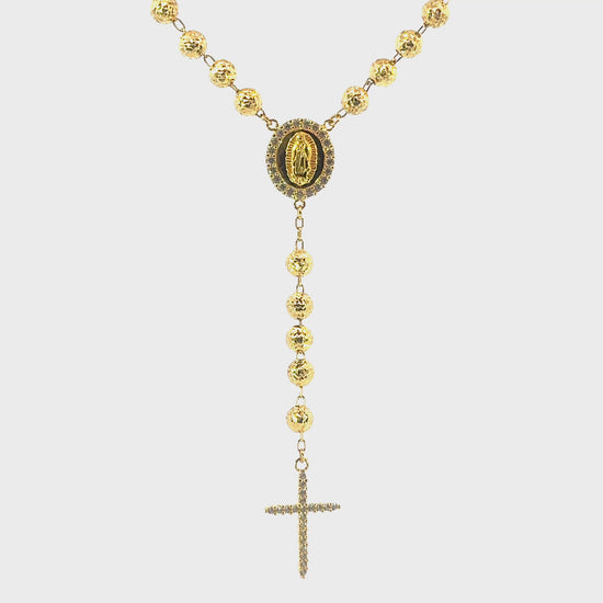 Diamond Rosary Yellow Gold 