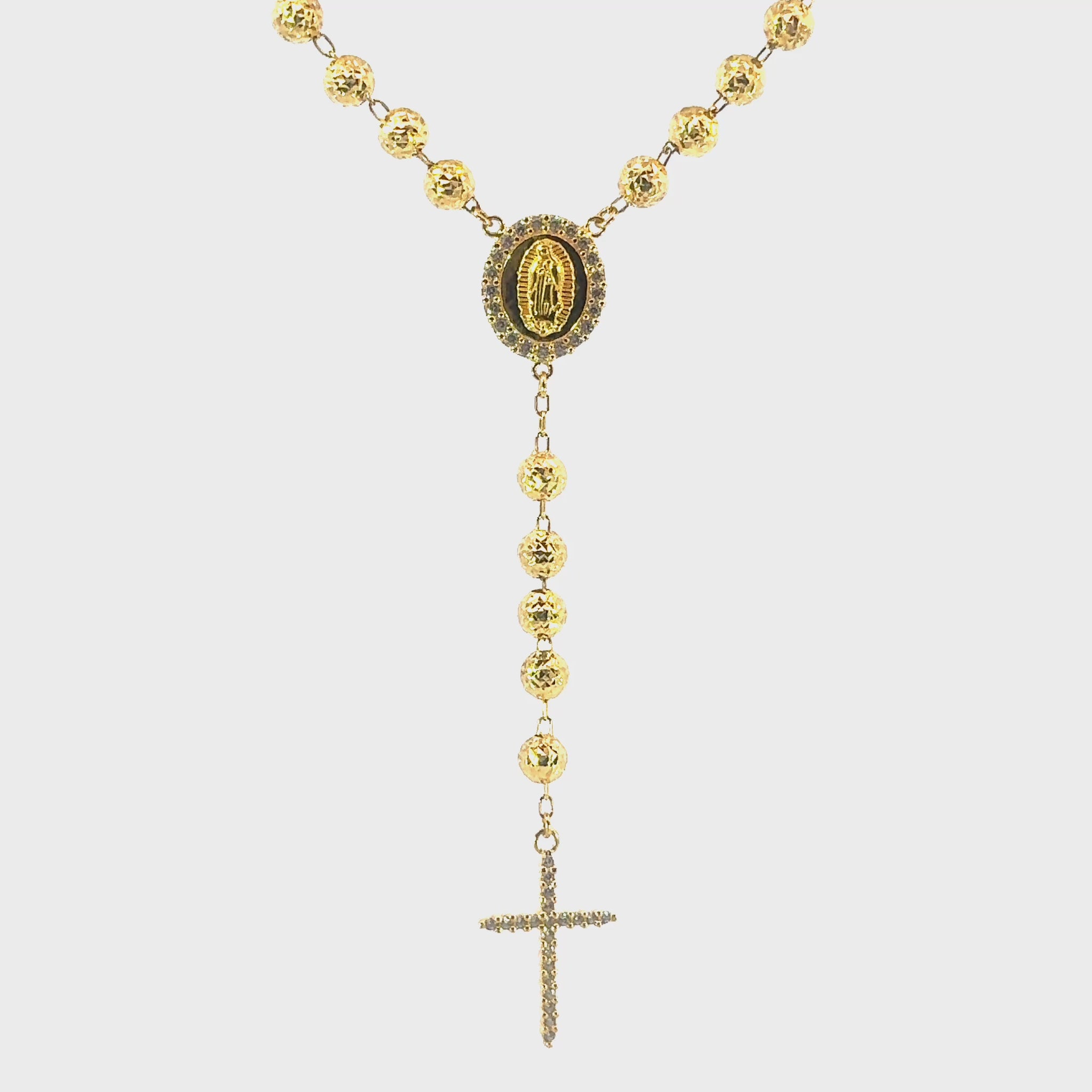 Diamond Rosary Yellow Gold 