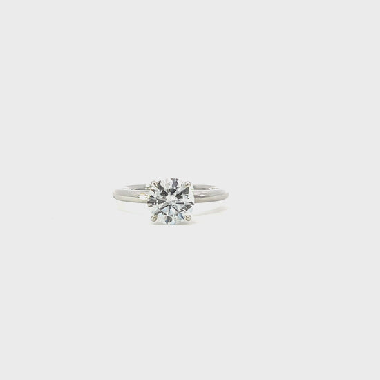 Round Brilliant Cut Solitaire Engagement RIng