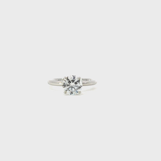 Round Brilliant Cut Solitaire Engagement RIng
