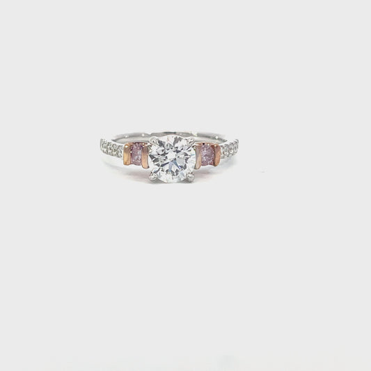 Eve | 18 carat white gold 1.01ct Round Brilliant Cut