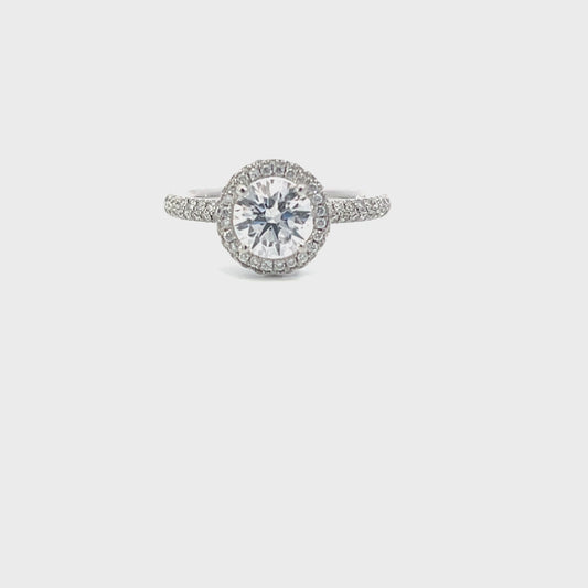 Dalia | 18ct White Gold 1ct Lab Grown Diamond