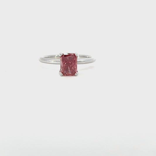 Anoud | Lab Grown Radiant Cut Pink Diamond
