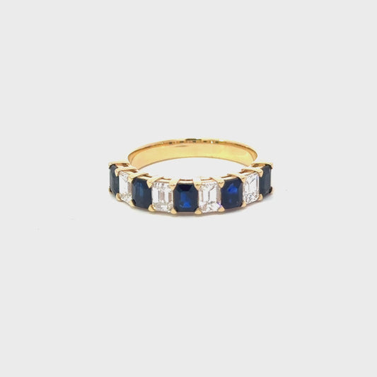 Monarchy - Sapphire and Diamond dress ring