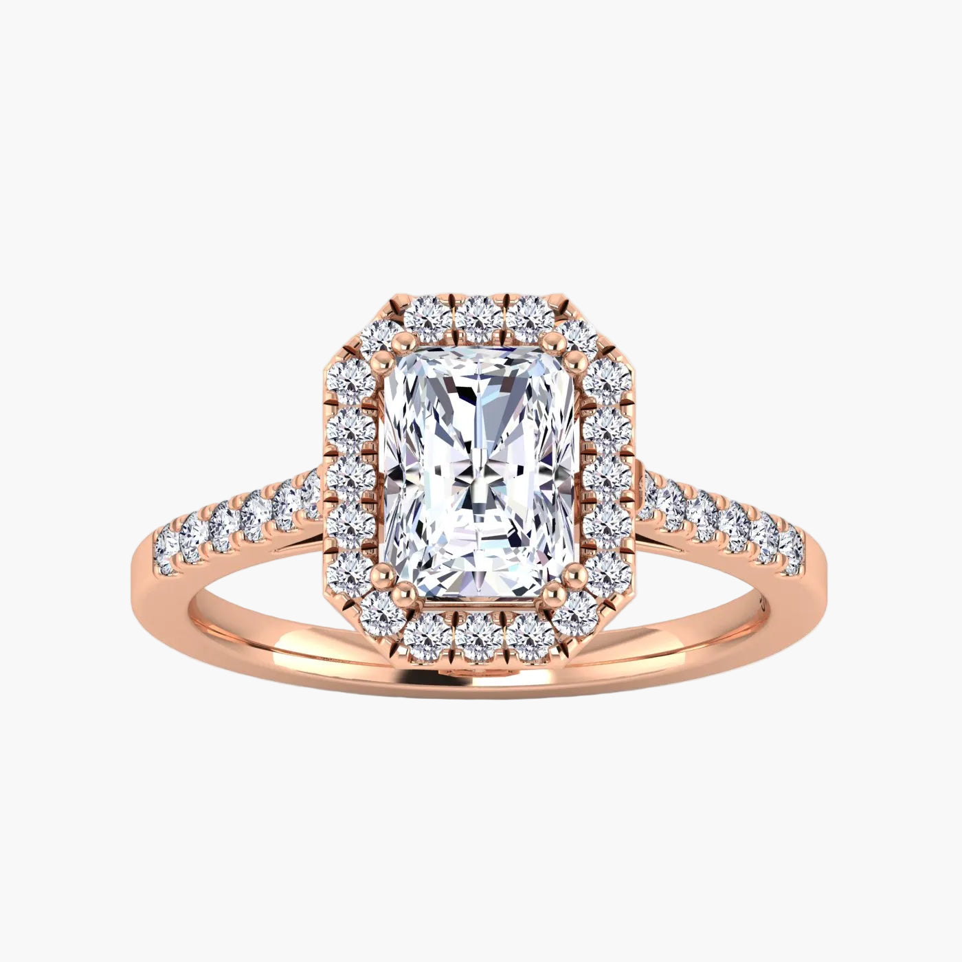 Radiant-Rose Gold|Radiant|14K Rose Gold|18K Rose Gold