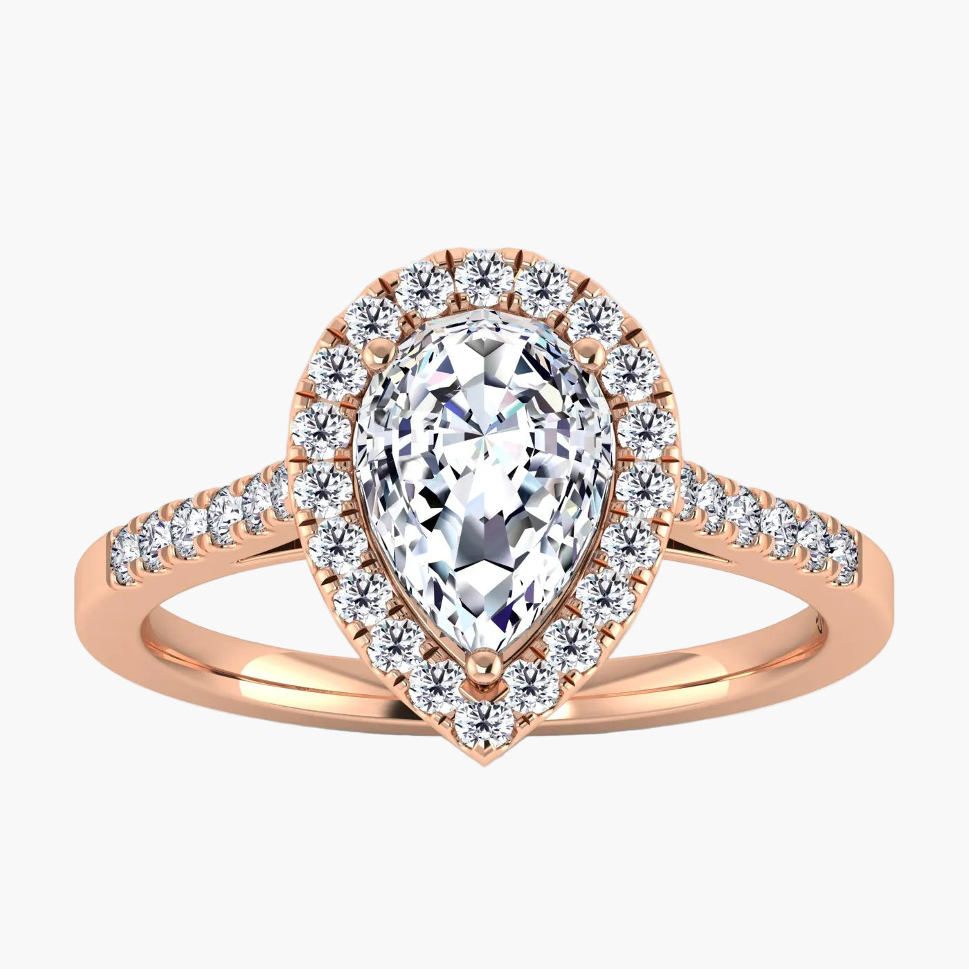 Pear-Rose Gold|Pear|14K Rose Gold|18K Rose Gold