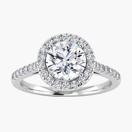 Round-White Gold|Round|14K White Gold|18K White Gold|Platinum