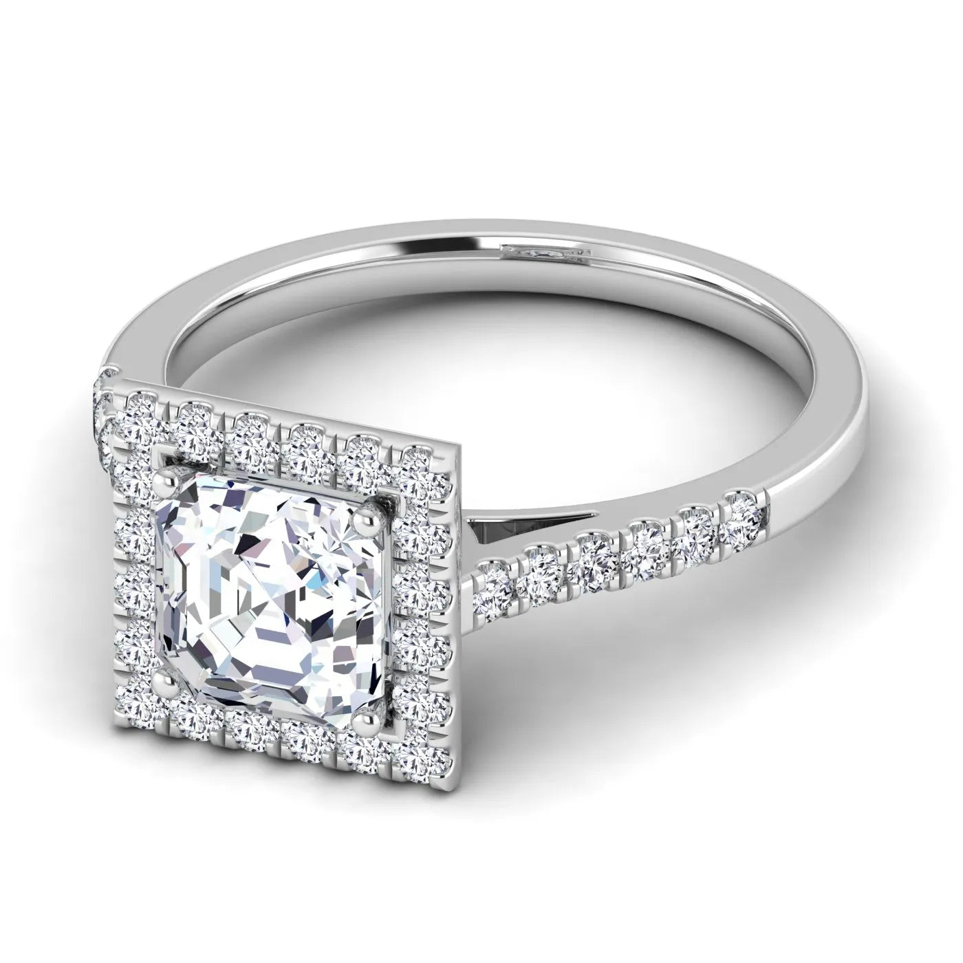 Sue | Single Halo Ascend Diamond Engagement Ring