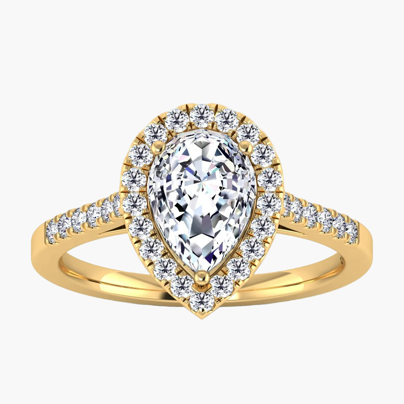 Pear-Yellow Gold|Pear|14K Yellow Gold|18K Yellow Gold