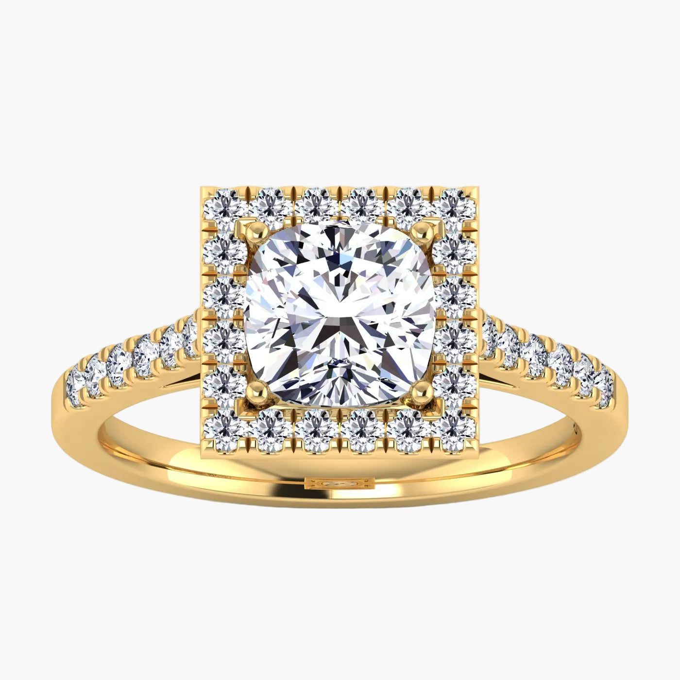 Cushion-Yellow Gold|Cushion|14K Yellow Gold|18K Yellow Gold