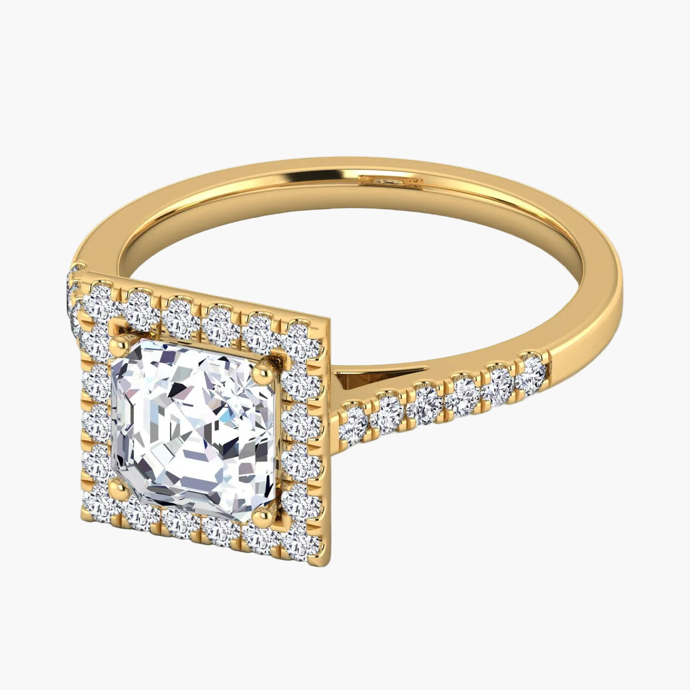 Sue | Single Halo Ascend Diamond Engagement Ring